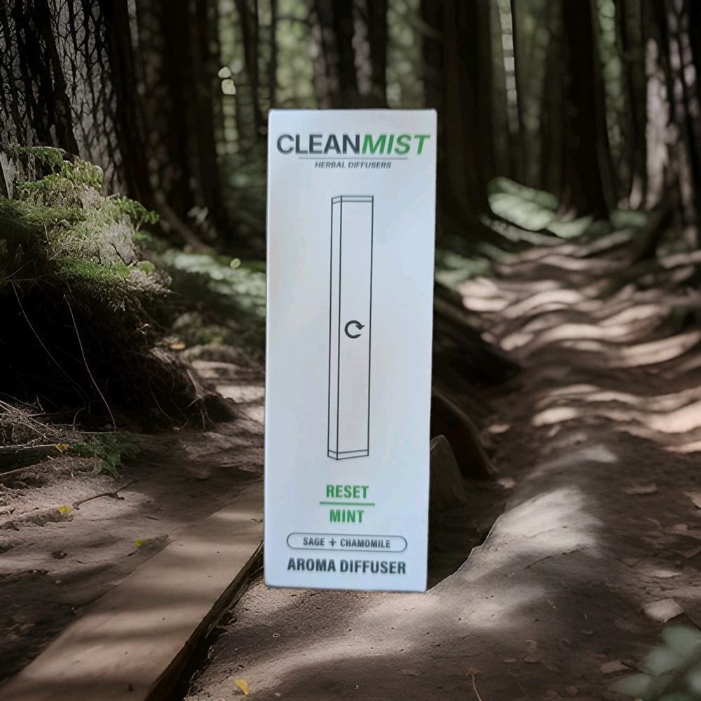 Clean Mist Diffuser Fresh Air Cleanse Sage & Chamomile New Reset Mint
